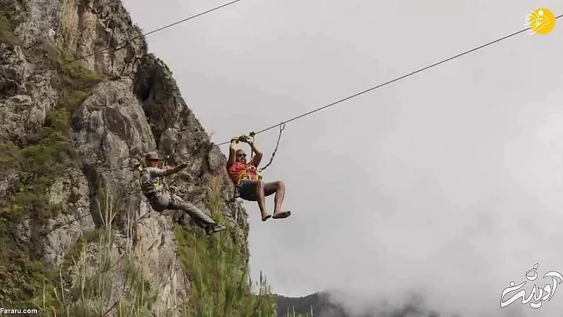 تصاویر - هتلی روی صخره ای عمودی برای ماجراجویان